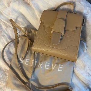 Senreve Dolce Butterscotch Mini Aluna 3-in-1 bag